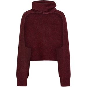 Dante 6 - Salessy - Bolero Cardigan - Moerbeirood - Wolmix