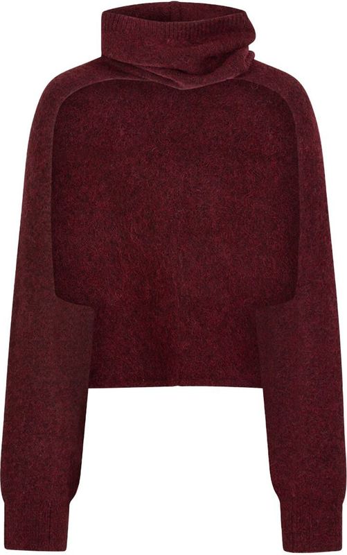 Dante 6 - Salessy - Bolero Cardigan - Moerbeirood - Wolmix