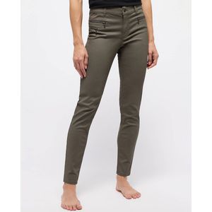 Angels Jeans Broek 4607700 MALU ZIP Taupe