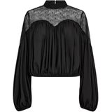 Co'couture Blouse lange mouw 35986 MingoCC Zwart