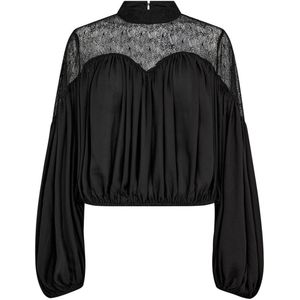 Co'couture Blouse lange mouw 35986 MingoCC Zwart