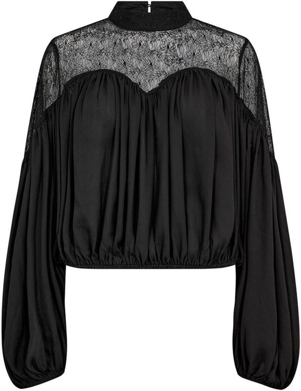 Co'couture Blouse lange mouw 35986 MingoCC Zwart