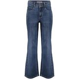 Geisha - Jeans 51518-10 - Damesbroek - Blauw - Hoge Taille - Wijde Pijpen