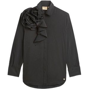 Josh V - Blouse lange mouw - Zwart - JV-2511-0104