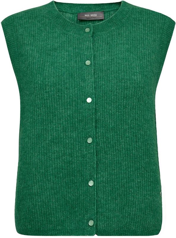 MOS MOSH - Mouwloos Vest - Wolmix - Ronde Hals