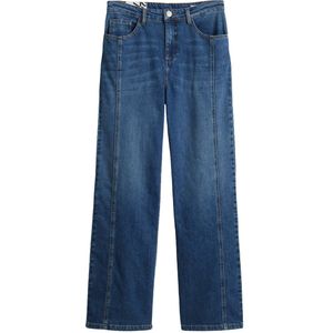 Opus - Jeans - Donkerblauw - Wide Leg Fit - 5-pocketmodel
