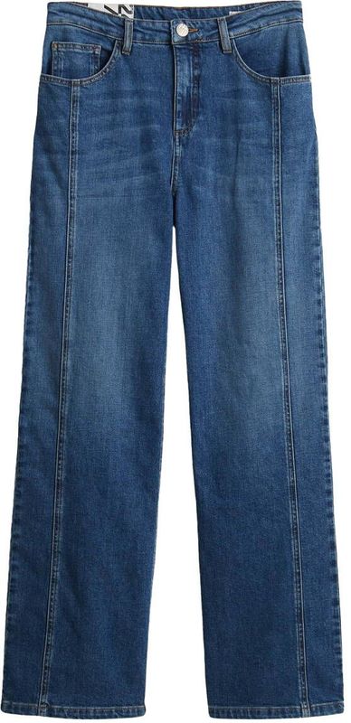 Opus - Jeans - Donkerblauw - Wide Leg Fit - 5-pocketmodel