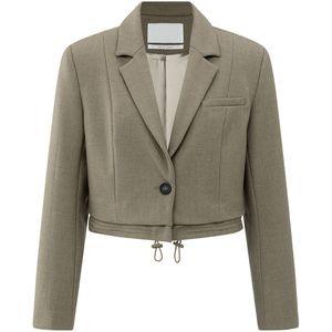 YAYA Blazer 01-501073-509 Khaki