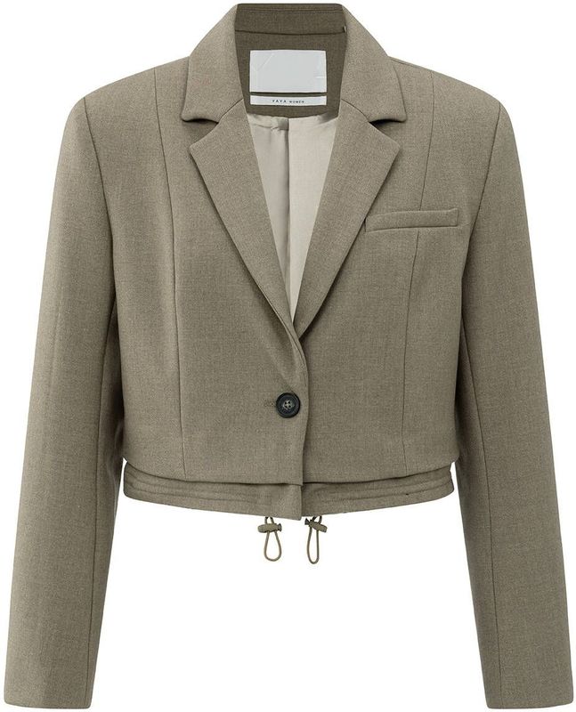 YAYA Blazer 01-501073-509 Khaki