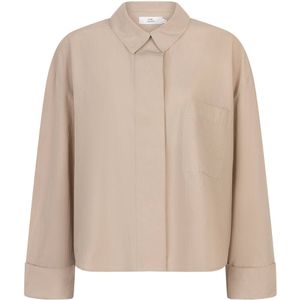 Ruby Tuesday Blouse lange mouw T507-1138 IMEN Midden beige