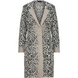 monari Gebreid vest  grijs / zwart / wit