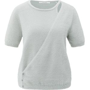 YAYA Pullover korte mouw 01-010119-508 Licht grijs