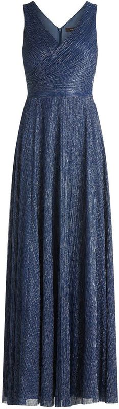 Vera Mont - Geplooide Avondjurk - Beige - Dames - Chiffon