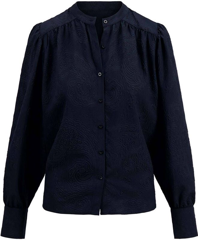 Zusss - Blouse lange mouw - Donker blauw - 0304-216