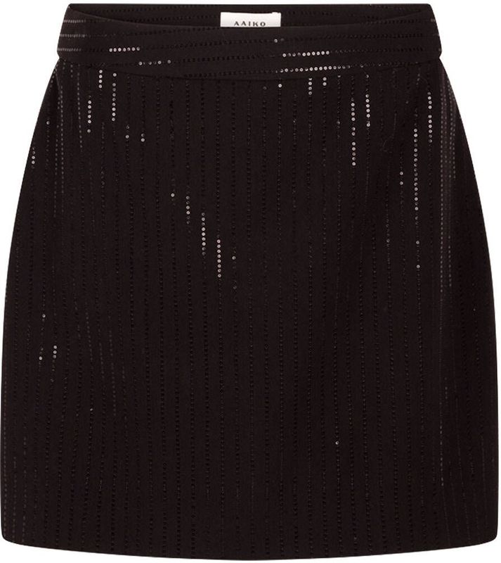 Aaiko Bermuda/short NASMA STRIPES VIS Zwart