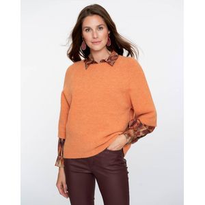 Geisha - Pullover 3/4 Mouw - Oranje - Dames