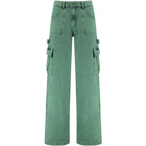 Harper & Yve - AW25D106 DANA - Jeans - Donker Groen