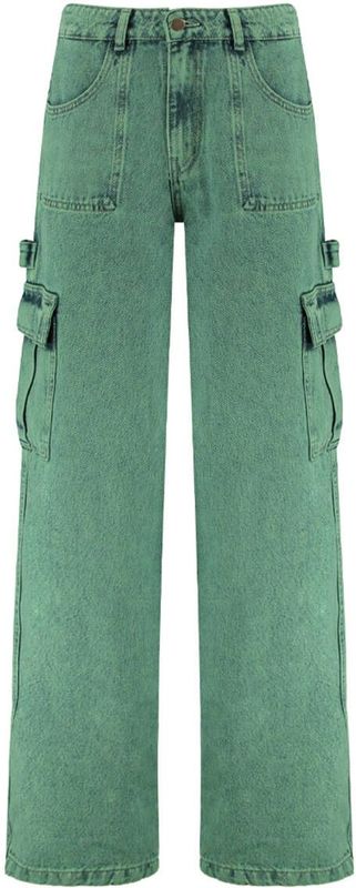 Harper & Yve - AW25D106 DANA - Jeans - Donker Groen