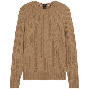 Boss - H-Hetico - Trui - Beige - Ronde Hals