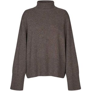 Second Female - Pullover 59195 - Donker Bruin - Vest