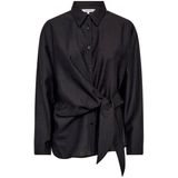 Co'couture Blouse lange mouw 35990 IdinaCC Zwart