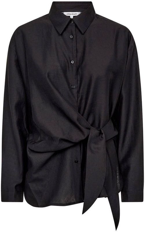 Co'couture Blouse lange mouw 35990 IdinaCC Zwart