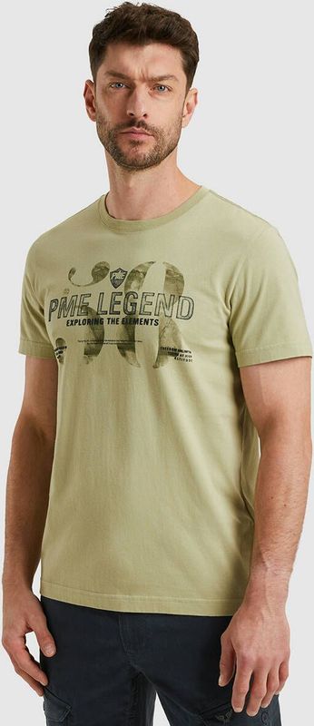PME Legend T-shirt korte mouw PTSS2511526 Licht groen