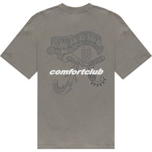 Comfort Club T-shirt korte mouw 41006 WEDJAT TEE Taupe