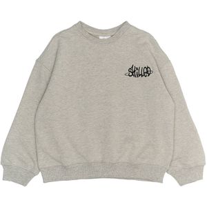 The New - TnRon - Lichtgrijs Gevlekt - Sweatshirt