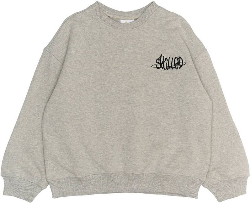 The New - TnRon - Lichtgrijs Gevlekt - Sweatshirt