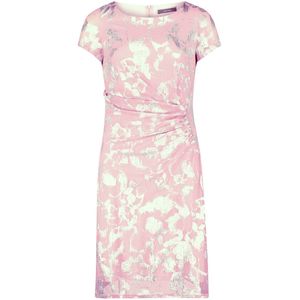 Vera Mont - Cocktailjurk - Lichtblauw - Materiaalmix met Stretch - Licht Getailleerd Model