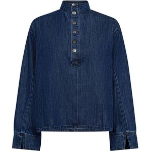 Co'Couture - Azmina CC - Blouse - Denim Blauw