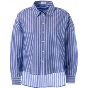 JcSophie Blouse lange mouw K2107 KARMA Licht blauw