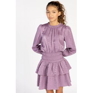 AI&KO - Jurkje Marthe Shine Vis - Paars - Jurk
