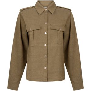 Aaiko - Blouse lange mouw - Donker geel - Hidaya Melee PES