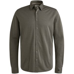 Cast Iron - Casual Shirt - Diep Zwart - Heren Overhemd