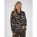 Nukus Blouse lange mouw FW240477 JENNA Zwart