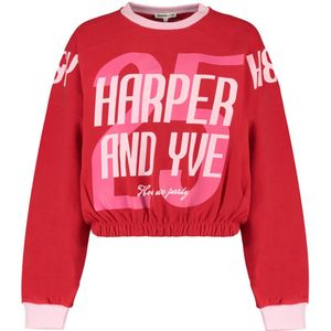 Harper & Yve - DW25Y503 - Sweater - Rood
