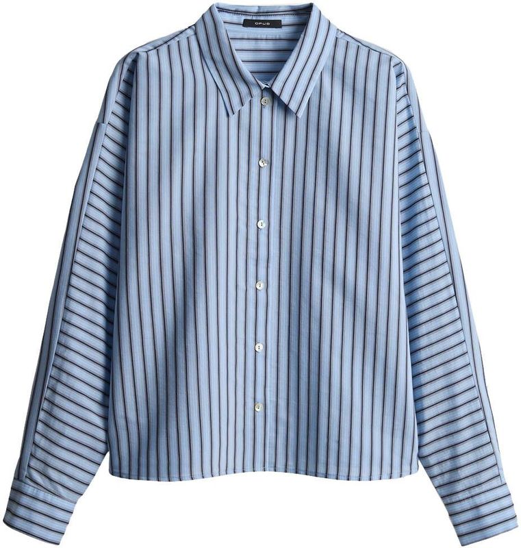 Opus Blouse lange mouw 10492213694393 Blauw