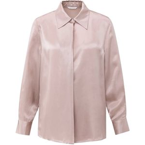 Yaya - Blouse Satijn - Roze - Dames