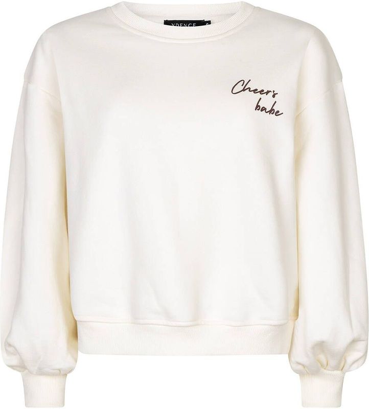 Ydence - Ws2529 - Sweater - Ecru - Dames