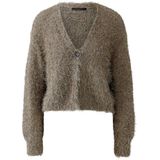 Oui - Vest 0094601 - Taupe