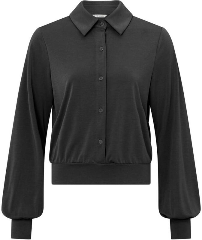 YAYA Blouse lange mouw 01-709232 Zwart