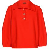 Caroline Biss - 4677 - Top - Rood - Lange Mouw