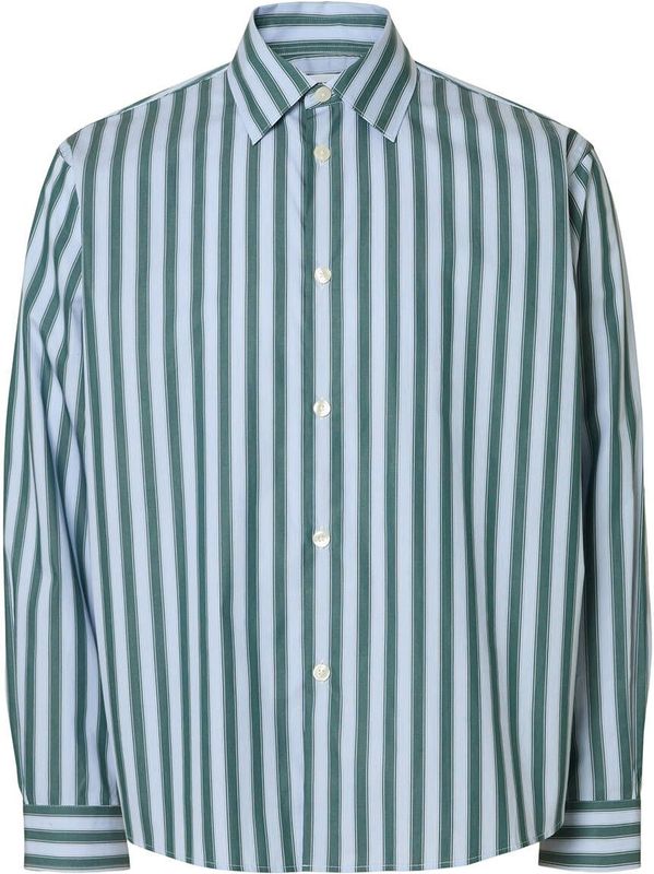 Selected Homme Overhemd lange mouw 16098868 HENRIC Blauw