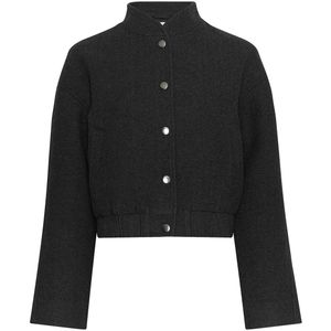 Moss Copenhagen - Seba Jacket - Jassen - Grijs - Wolmix