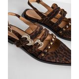 Toral - Madison Clogs - Bruin - Leer - Slip-on Design - Ronde Neus - Lage Hak