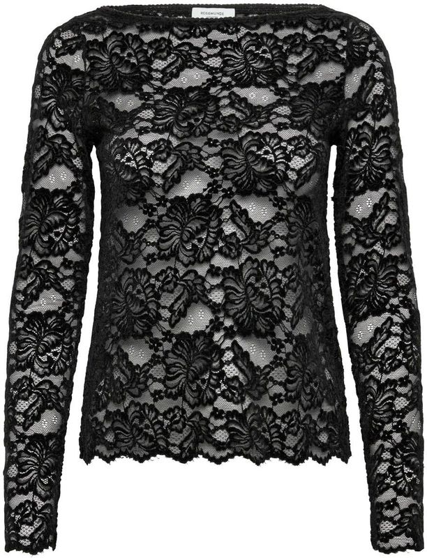 rosemunde Shirt 'Dania'  zwart