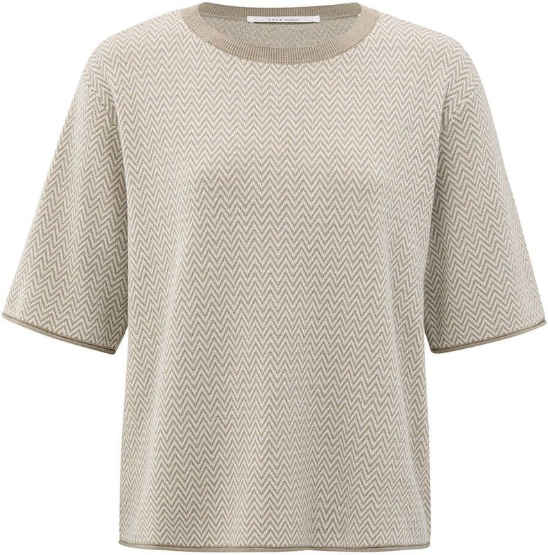 YAYA - 01-000488-508 - T-shirt - Licht Beige - Korte Mouw