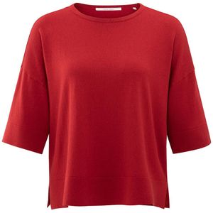 Yaya - Dames T-shirt - Effen - Ronde Halslijn - Oversized Pasvorm